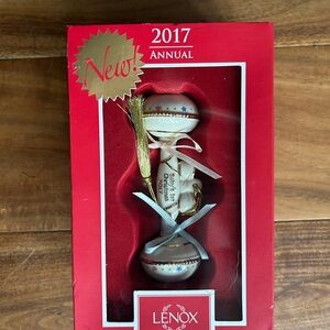 Lenox Baby’s First Christmas Rattle 2017